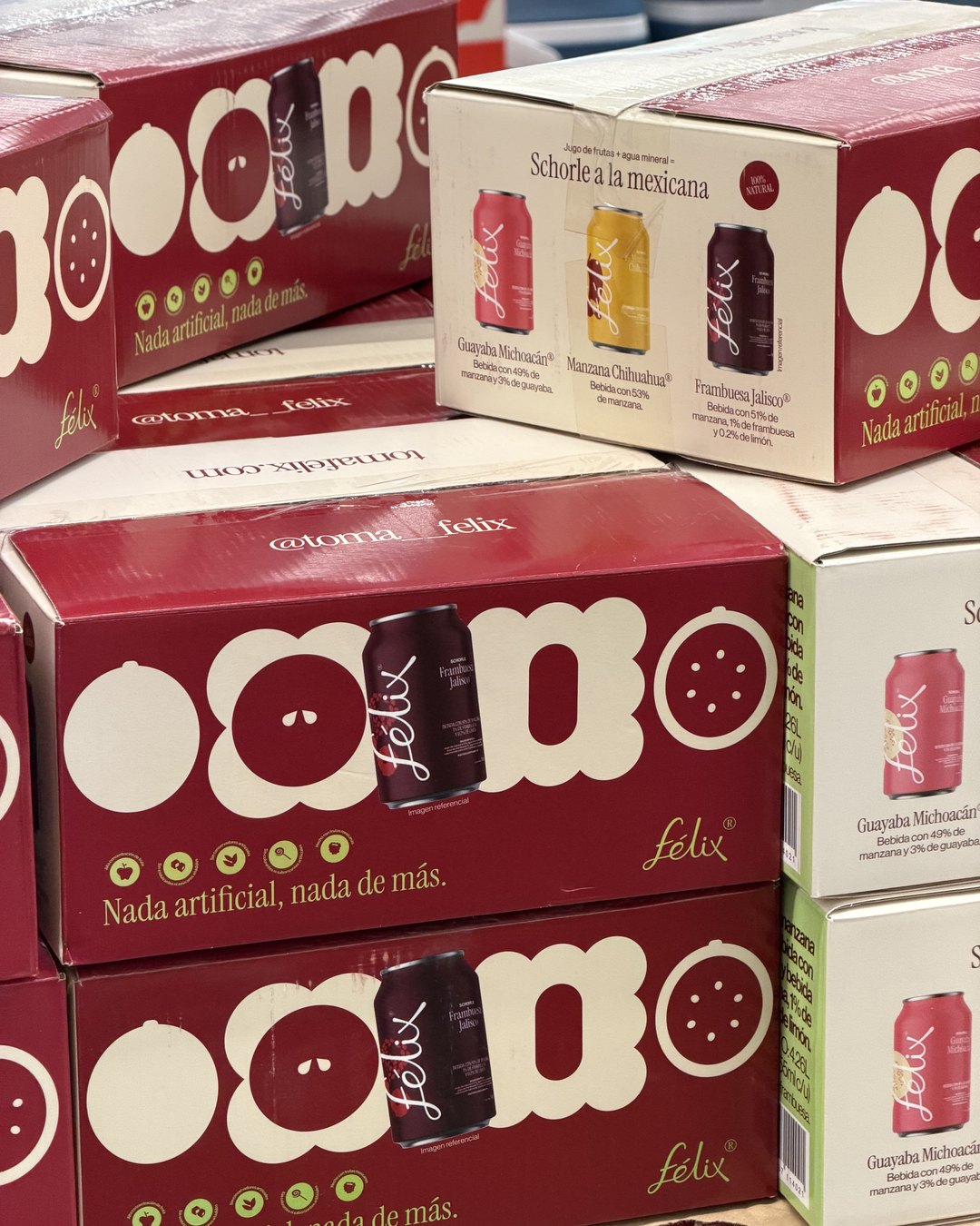 Cajas de Félix en Sam's