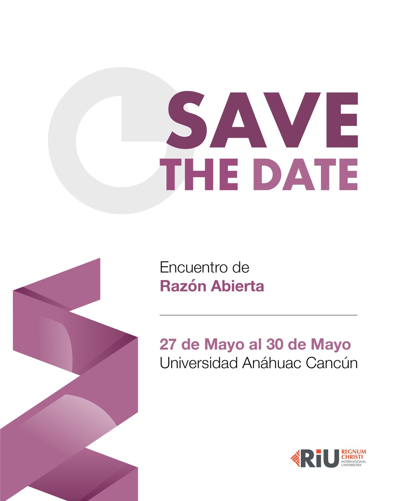 Save the date Razón Abierta
