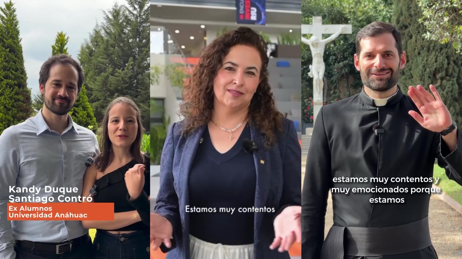 Testimoniales en video de alumnos y comunidad de Regnum Christi Universities