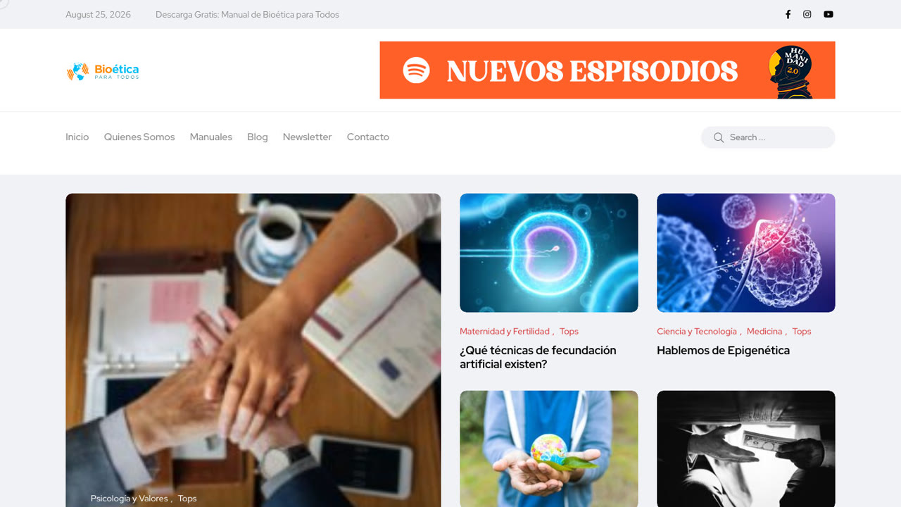 Sitio de Bioética Para Todos